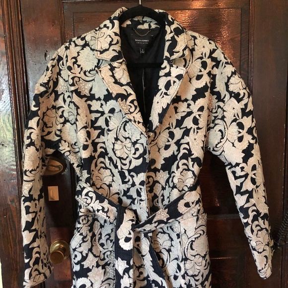 Banana Republic Navy Trench Coat